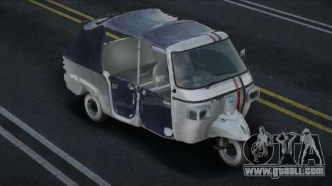 Tuktuk Piaggio Ape Calessino for GTA San Andreas