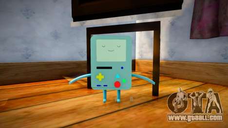 BMO from Adventure Time instead of Advent for GTA San Andreas