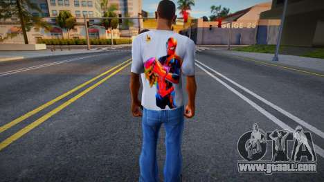 Spiderman T-Shirt for GTA San Andreas