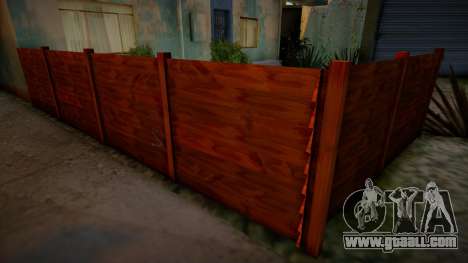 Wooden Fences HQ (Alternative Version) for GTA San Andreas