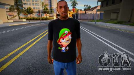 Luigi Meme Shirt for GTA San Andreas