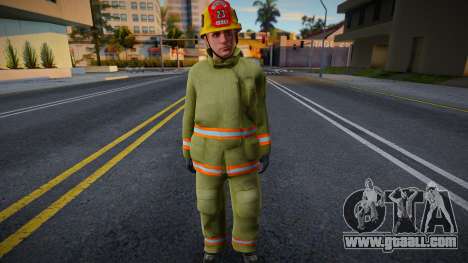 Lafd1 with facial animation for GTA San Andreas
