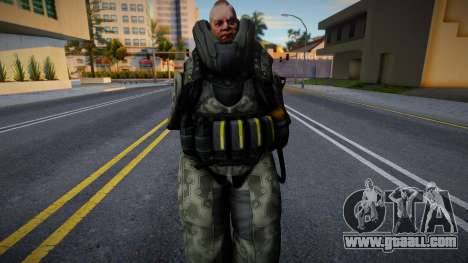Soldado Rhino con camuflaje de Dirty Bomb for GTA San Andreas