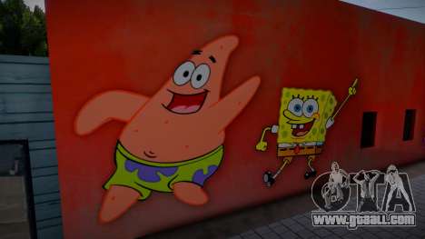 Spongebob Wall 4 for GTA San Andreas