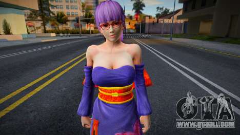 Dead Or Alive 5 - Ayane (Costume 3) v6 for GTA San Andreas