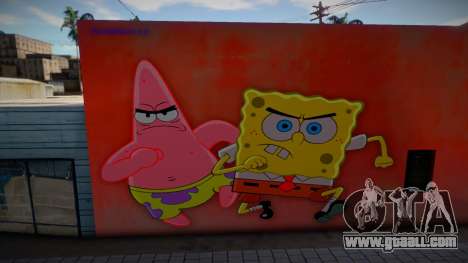 Spongebob Wall 6 for GTA San Andreas