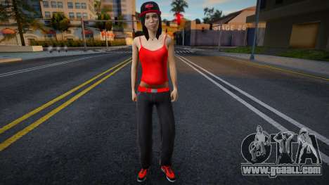 Katie Zhan HD with facial animation for GTA San Andreas