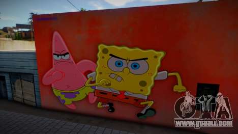 Spongebob Wall 6 for GTA San Andreas