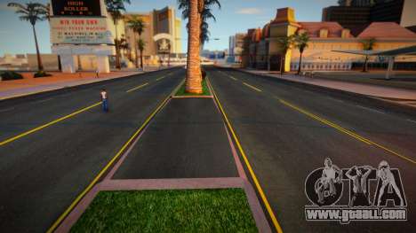 New road textures in Las Venturas for GTA San Andreas