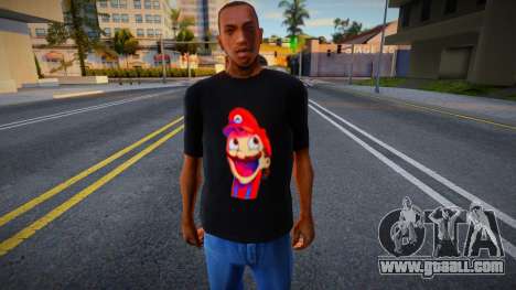 Mario Meme Shirt for GTA San Andreas