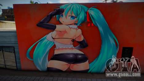 Miku Sexy Wall for GTA San Andreas