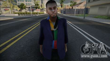 Andre HD with facial animation for GTA San Andreas