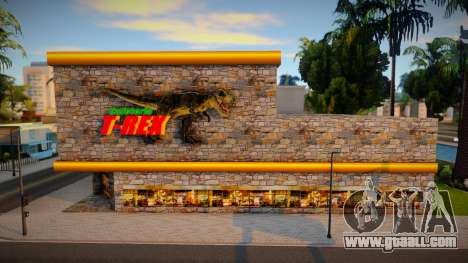 LS Cafeteria T-REX for GTA San Andreas