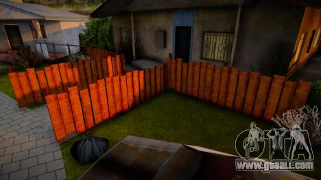 Wooden Fences HQ (Alternative Version) for GTA San Andreas