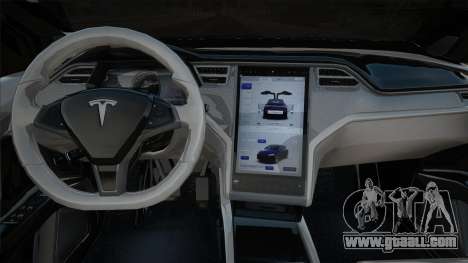Tesla Model X 2022 White for GTA San Andreas