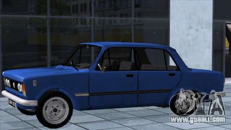 Polish Fiat 125p with black plates for GTA San Andreas