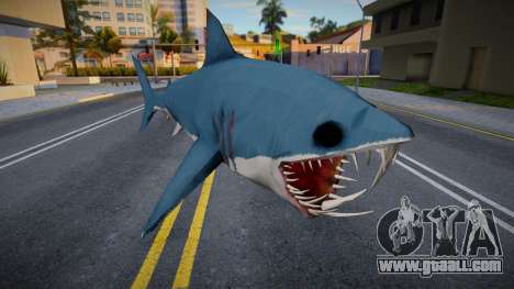 Scary Exaggerated Shark With Long Teeth o Tiburo for GTA San Andreas