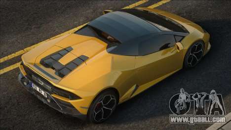 Lamborghini Huracan Evo Spyder 2019 Yellow for GTA San Andreas