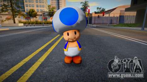 Tod Traje Azul de Super Mario 3D World de Wii U for GTA San Andreas