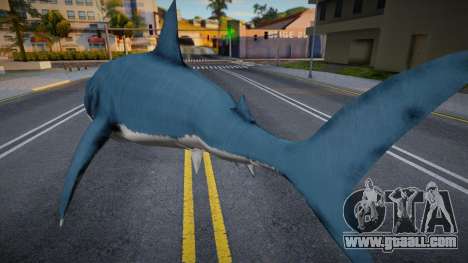 Scary Exaggerated Shark With Long Teeth o Tiburo for GTA San Andreas
