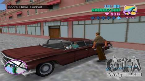Lock Your Car Door for GTA Vice City