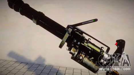 M134 Minigun [Black] for GTA San Andreas