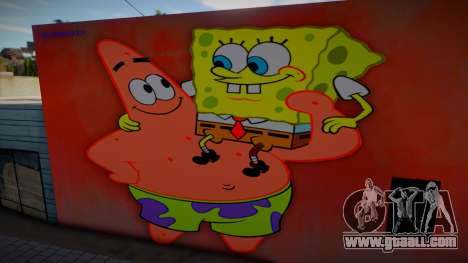 Spongebob Wall 5 for GTA San Andreas