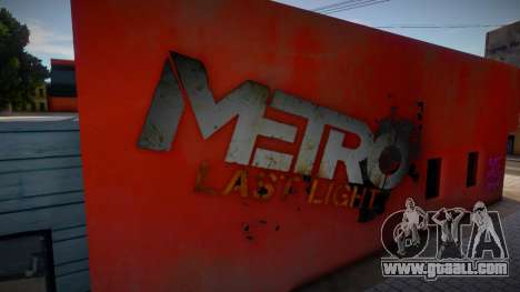 Metro 2033 Last Night Mural 3 for GTA San Andreas