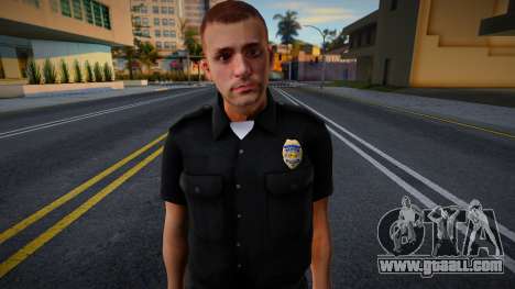 Lapd1 HD with facial animation for GTA San Andreas