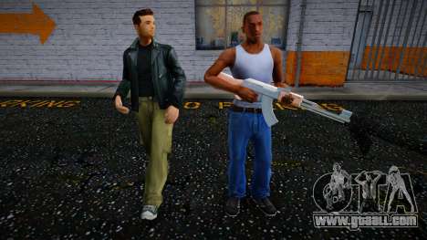 Call Claude from GTA III for your protection for GTA San Andreas