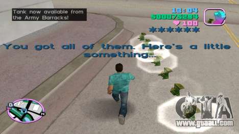 Cheat Code To Spawn Hidden Packages for GTA Vice City