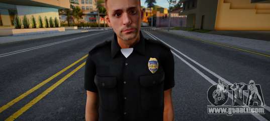 Lapd1 HD with facial animation for GTA San Andreas