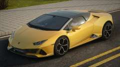 Lamborghini Huracan Evo Spyder 2019 Yellow for GTA San Andreas
