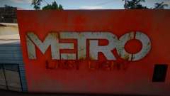 Metro 2033 Last Night Mural for GTA San Andreas