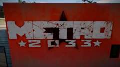 Metro 2033 Last Night Mural 5 for GTA San Andreas