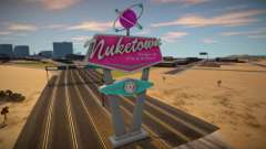Welcome to Nuketown 2025 Sign from Black Ops 2 for GTA San Andreas
