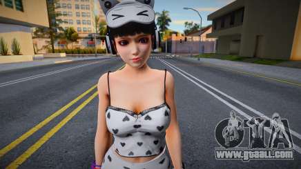 DOAXVV Koharu - Love Pijama Set Happy Valentines for GTA San Andreas