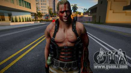 Jack Krauser HD version Retuxtured v9 for GTA San Andreas