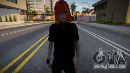 Red-haired girl for GTA San Andreas