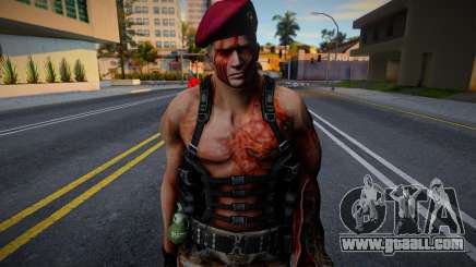 Jack Krauser HD version Retuxtured v4 for GTA San Andreas