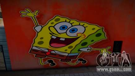 Spongebob Wall 1 for GTA San Andreas