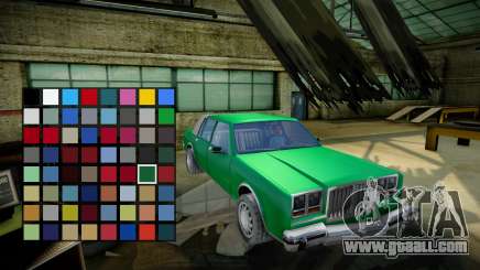 New Vehicle Color (real) 16 bit colors for GTA San Andreas