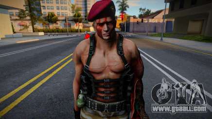 Jack Krauser HD version Retuxtured v6 for GTA San Andreas