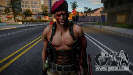 Jack Krauser HD version Retuxtured v3 for GTA San Andreas