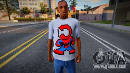 Spiderman T-Shirt for GTA San Andreas
