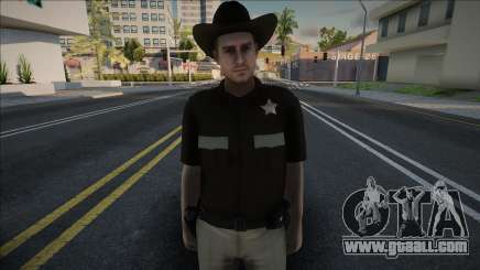 Csher with facial animation for GTA San Andreas
