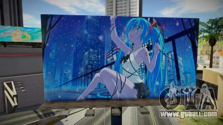 Hatsune Miku Billboards for GTA San Andreas