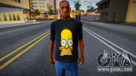 Homer Simpson Shirt for GTA San Andreas