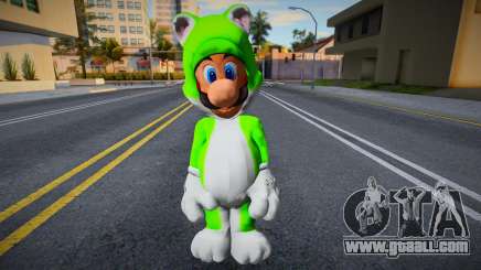 Luigi Cat Suit o con traje de gato de Super Mari for GTA San Andreas