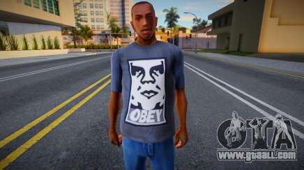 Black Obey Shirt for GTA San Andreas